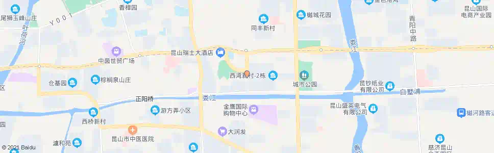 苏州西湾新村_公交站地图_苏州公交_妙搜公交查询2025