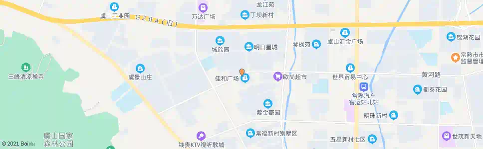 苏州明日星城(黄河路)_公交站地图_苏州公交_妙搜公交查询2025