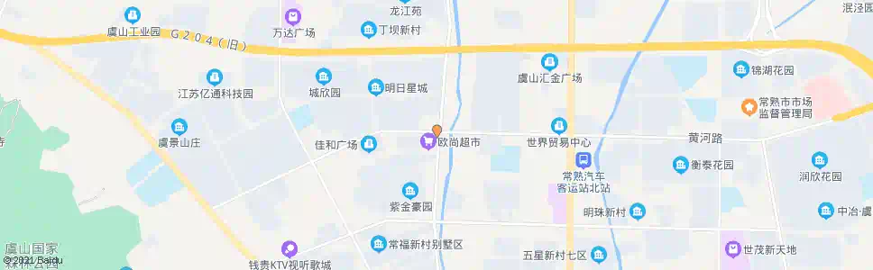 苏州欧尚(黄河路)_公交站地图_苏州公交_妙搜公交查询2025