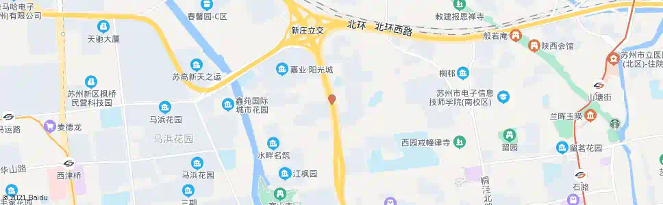 苏州新庄新村北_公交站地图_苏州公交_妙搜公交查询2025