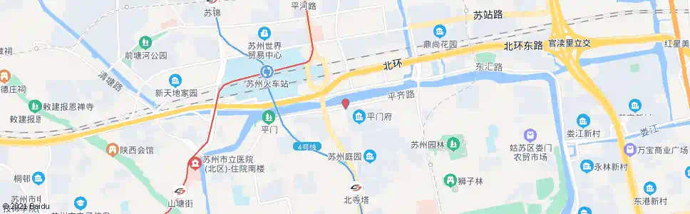 苏州平门东_公交站地图_苏州公交_妙搜公交查询2025