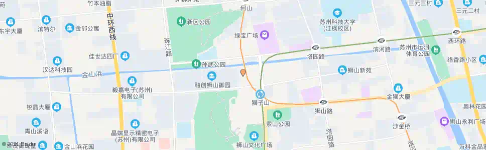 苏州客运西站公交换乘枢纽_公交站地图_苏州公交_妙搜公交查询2025