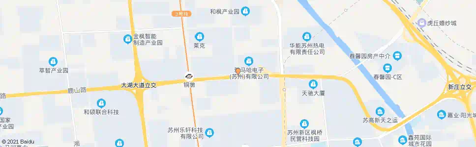 苏州鹿山路广东路西_公交站地图_苏州公交_妙搜公交查询2025