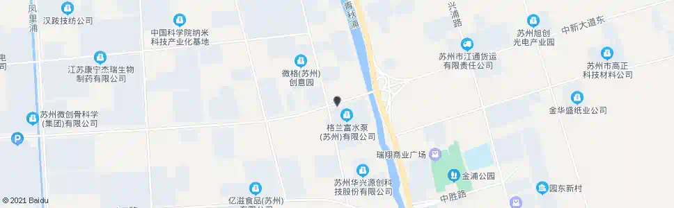 苏州中新大道东青丘街_公交站地图_苏州公交_妙搜公交查询2025