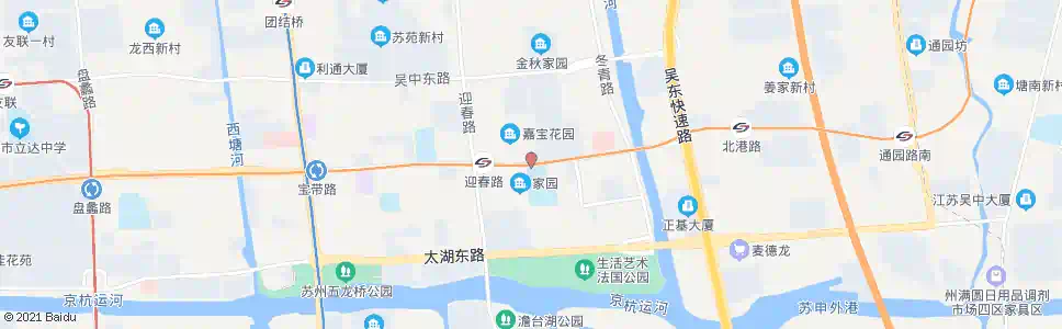 苏州嘉宝花园_公交站地图_苏州公交_妙搜公交查询2025