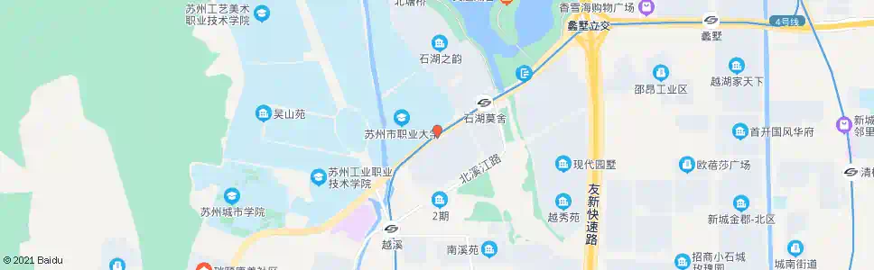 苏州石湖华城石湖之韵_公交站地图_苏州公交_妙搜公交查询2025