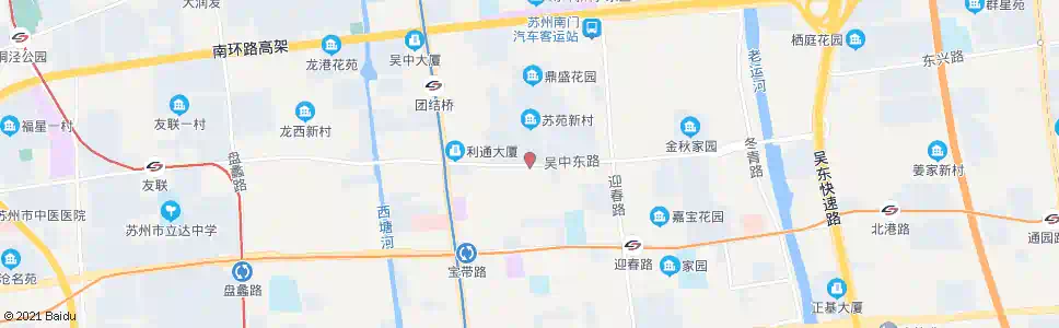 苏州吴中东路月浜街西_公交站地图_苏州公交_妙搜公交查询2025
