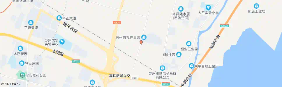 苏州文创园(招呼站)_公交站地图_苏州公交_妙搜公交查询2025