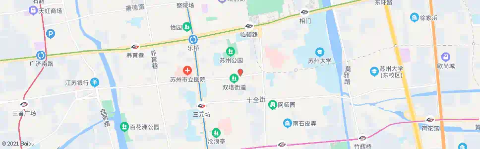 苏州苏州日报社_公交站地图_苏州公交_妙搜公交查询2025