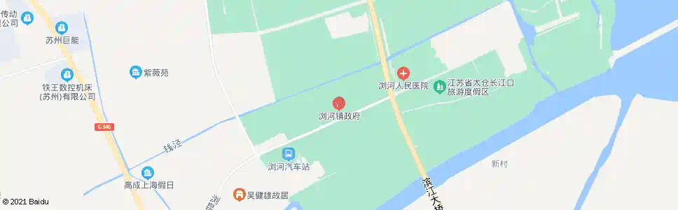 苏州浏河镇政府_公交站地图_苏州公交_妙搜公交查询2025