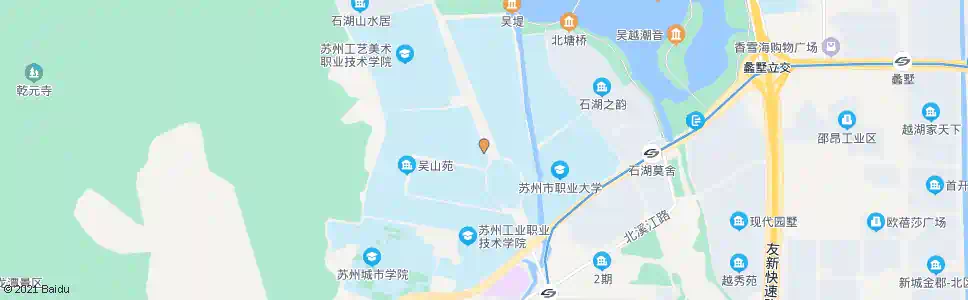 苏州国际教育园(建设交通)_公交站地图_苏州公交_妙搜公交查询2025