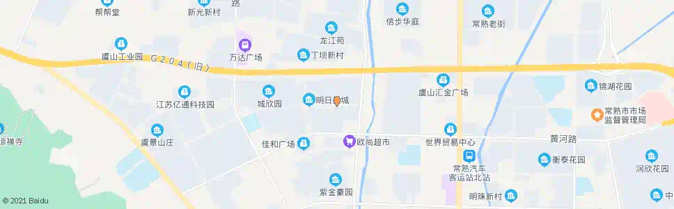 苏州明日星城东_公交站地图_苏州公交_妙搜公交查询2025