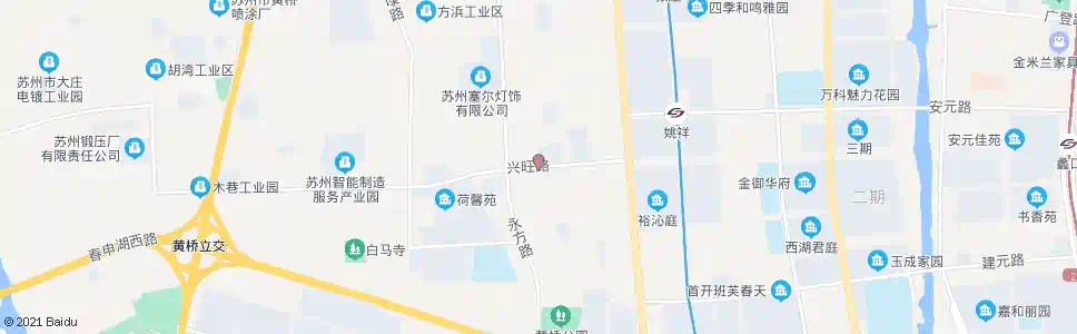 苏州兴旺路永方路东_公交站地图_苏州公交_妙搜公交查询2025