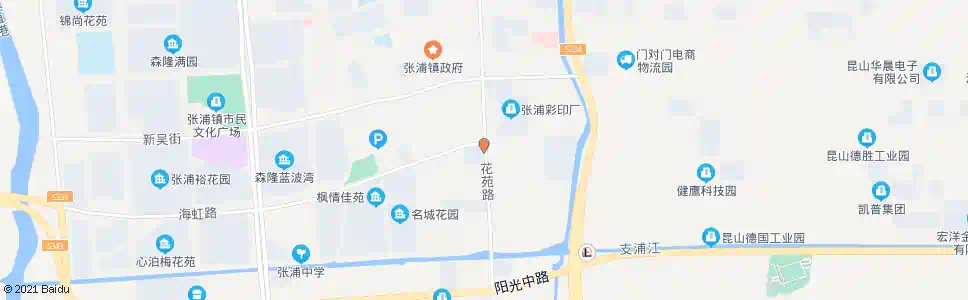 苏州浏翔公路华旺路(招呼站)_公交站地图_苏州公交_妙搜公交查询2025
