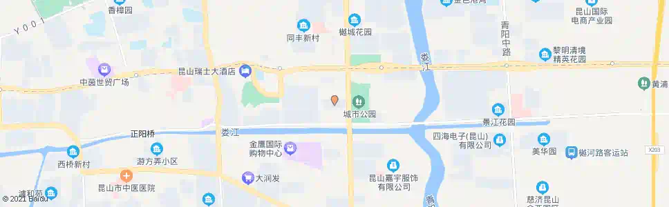 苏州保昆公寓_公交站地图_苏州公交_妙搜公交查询2025