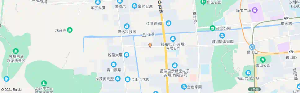苏州金山路紫泾街东_公交站地图_苏州公交_妙搜公交查询2025