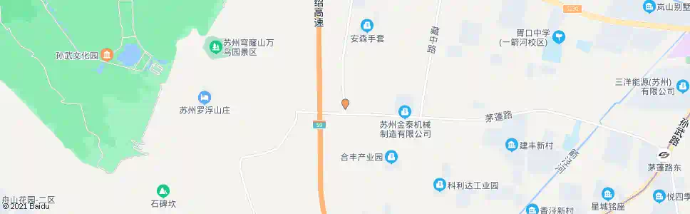 苏州藏胥路茅蓬路北_公交站地图_苏州公交_妙搜公交查询2025