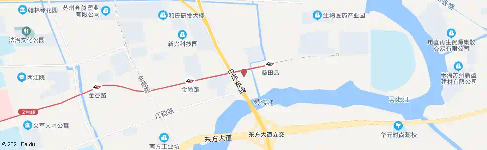 苏州东坊产业园南_公交站地图_苏州公交_妙搜公交查询2025