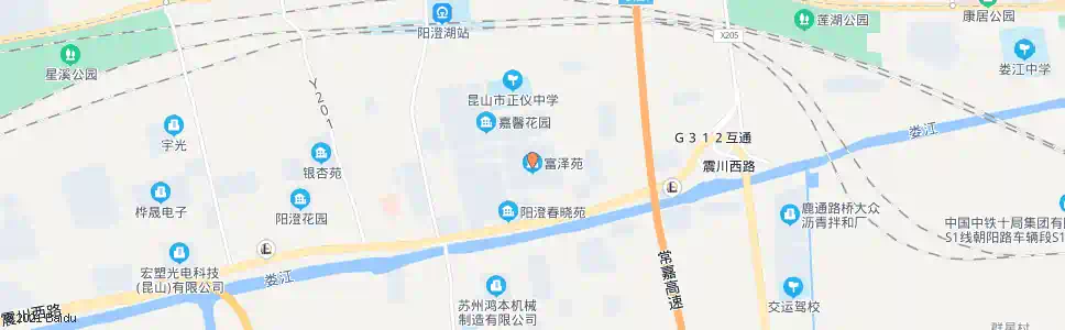 苏州富泽苑_公交站地图_苏州公交_妙搜公交查询2025
