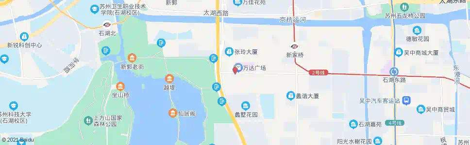 苏州石湖路友新路东_公交站地图_苏州公交_妙搜公交查询2025