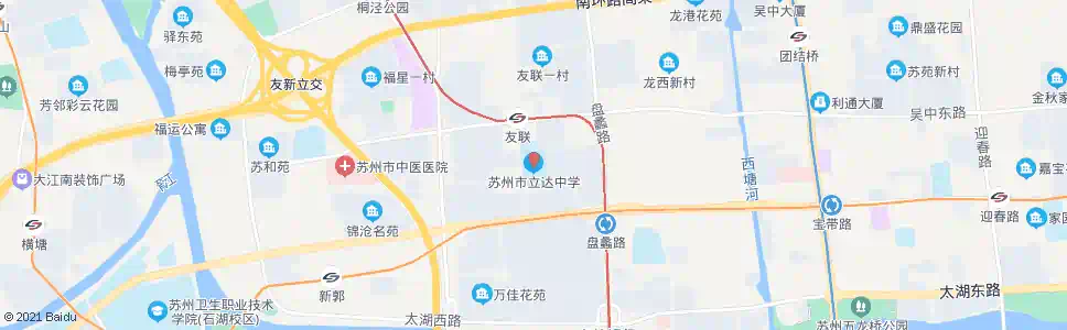 苏州立达中学_公交站地图_苏州公交_妙搜公交查询2025