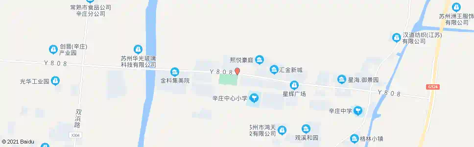 苏州辛庄镇政府_公交站地图_苏州公交_妙搜公交查询2025