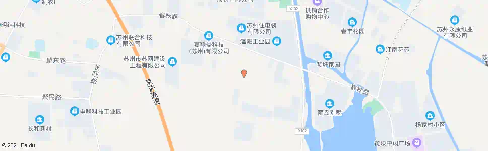 苏州住友电装路春旺路北_公交站地图_苏州公交_妙搜公交查询2025