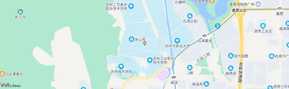 苏州国际教育园(旅游财经校)_公交站地图_苏州公交_妙搜公交查询2025