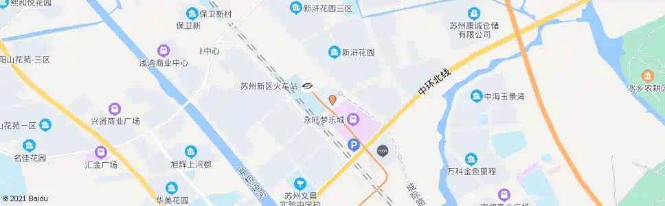 苏州沪宁城铁新区站_公交站地图_苏州公交_妙搜公交查询2025