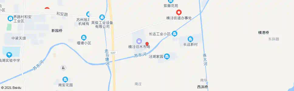 苏州横泾蟹市场_公交站地图_苏州公交_妙搜公交查询2025