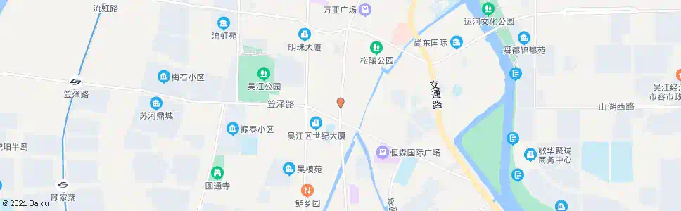 苏州吴江邮政大楼_公交站地图_苏州公交_妙搜公交查询2025