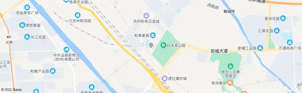 苏州虎丘中心小学_公交站地图_苏州公交_妙搜公交查询2025