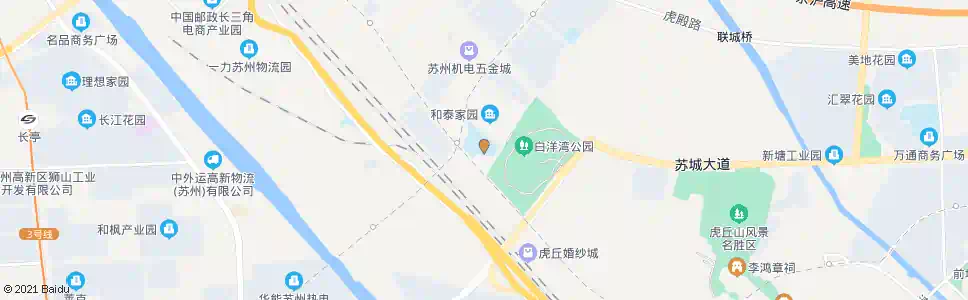 苏州虎丘中心小学西_公交站地图_苏州公交_妙搜公交查询2025
