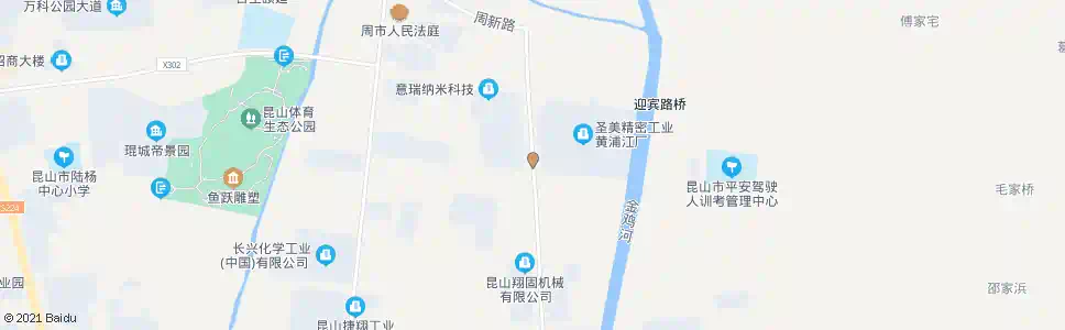 苏州黄浦江北路华岗路_公交站地图_苏州公交_妙搜公交查询2025