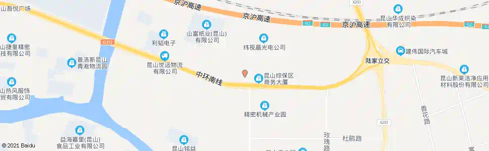 苏州加工区五号门_公交站地图_苏州公交_妙搜公交查询2025