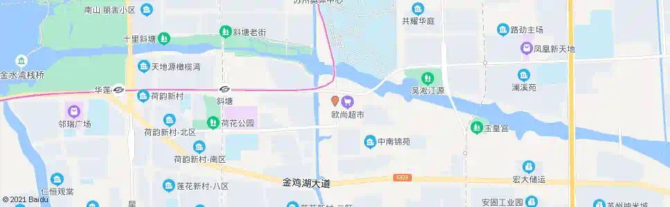 苏州敦煌路东_公交站地图_苏州公交_妙搜公交查询2025