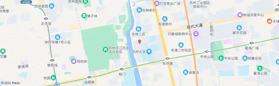 苏州新湘苑_公交站地图_苏州公交_妙搜公交查询2025