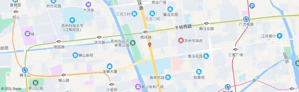 苏州狮山桥东_公交站地图_苏州公交_妙搜公交查询2025
