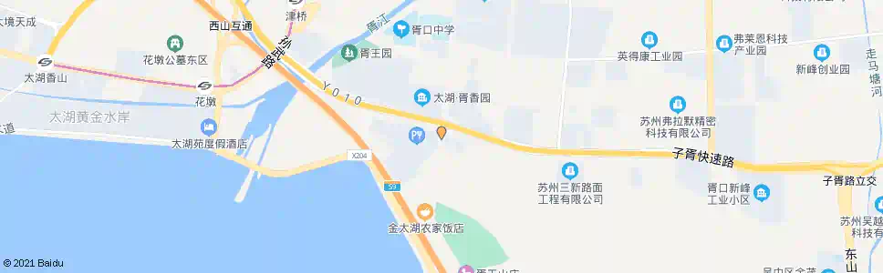 苏州绕城太湖服务区_公交站地图_苏州公交_妙搜公交查询2025