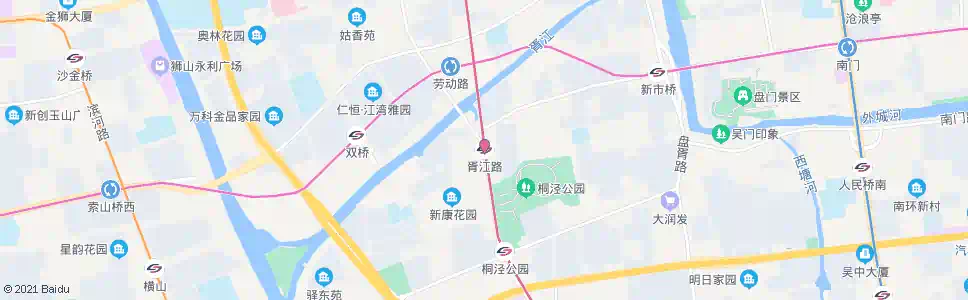 苏州胥江路_公交站地图_苏州公交_妙搜公交查询2025
