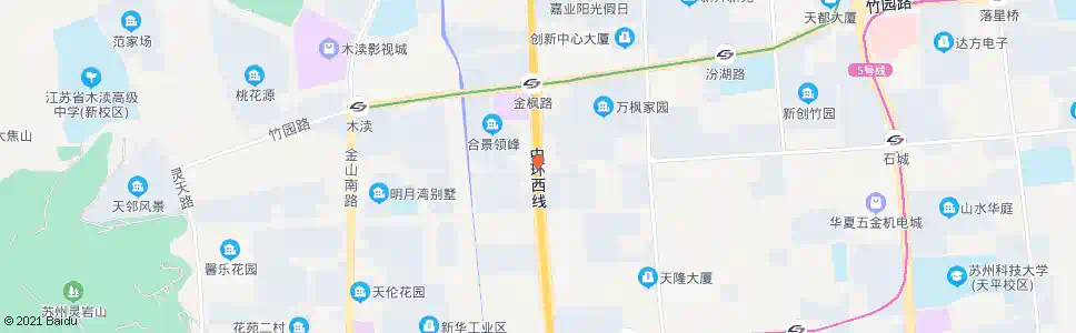 苏州金枫路山庄路_公交站地图_苏州公交_妙搜公交查询2025