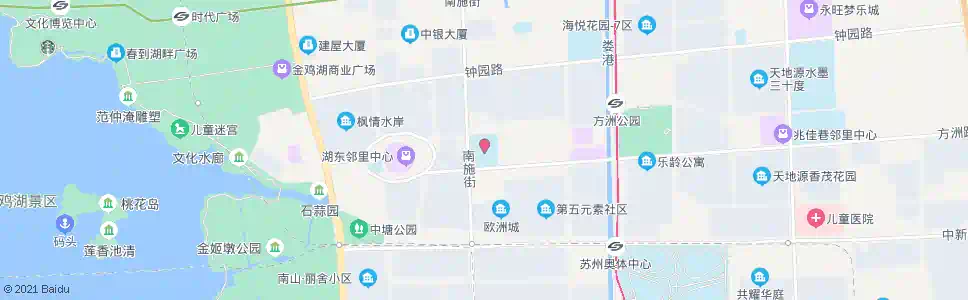 苏州园区第二实小_公交站地图_苏州公交_妙搜公交查询2025