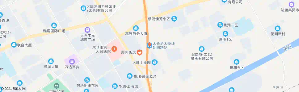 苏州太仓朝阳路站_公交站地图_苏州公交_妙搜公交查询2025