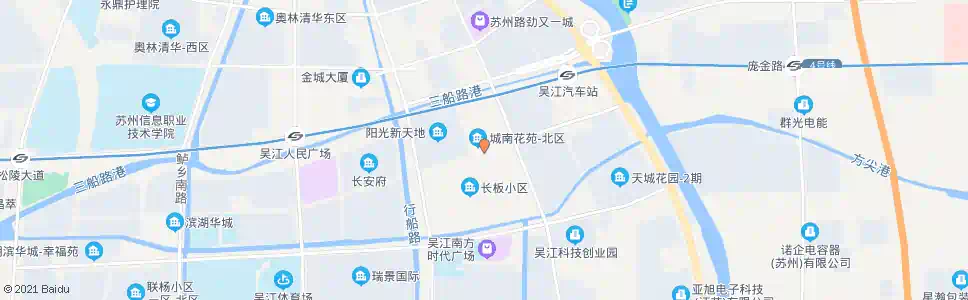 苏州长板路长安路西_公交站地图_苏州公交_妙搜公交查询2025