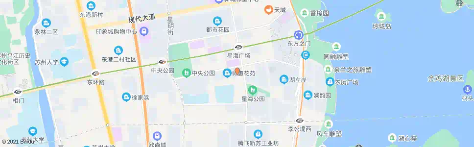 苏州都市花园(星海广场)_公交站地图_苏州公交_妙搜公交查询2025