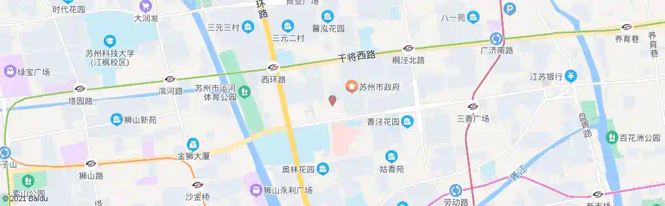 苏州荷香苑_公交站地图_苏州公交_妙搜公交查询2025