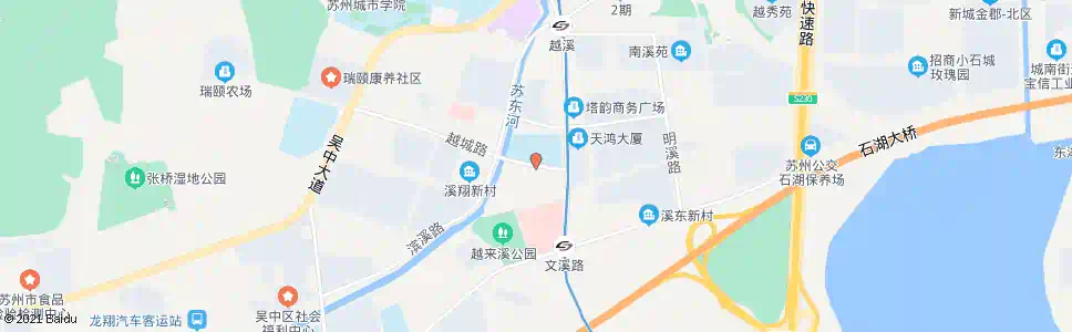 苏州越溪中心小学_公交站地图_苏州公交_妙搜公交查询2025
