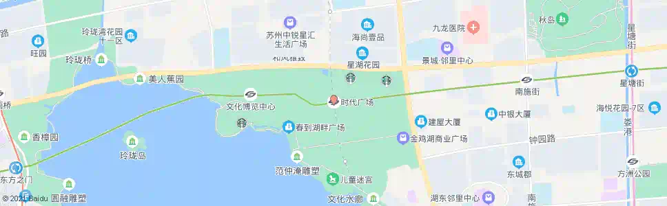 苏州时代广场_公交站地图_苏州公交_妙搜公交查询2025