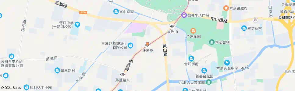苏州许家桥_公交站地图_苏州公交_妙搜公交查询2025