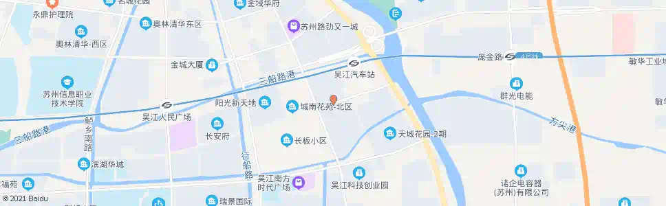 苏州长板路长安路东_公交站地图_苏州公交_妙搜公交查询2025